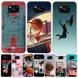 Coque de téléphone de basket-ball de sport pour Xiaomi casque Bery NDavid X5 tage M2 M3