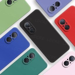 Coque antichoc en Silicone liquide pour Huawei nouveauté Nova 9 SE Nova 9 8 7 6 SE 9 8 7
