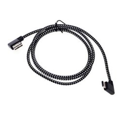 Câble de recharge 2 4a 90 degrés type-c vers USB pour téléphone et tablette cordon de transfert de