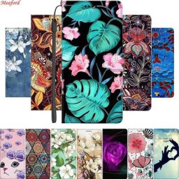 Étui à rabat en cuir pour Motorola Moto étui de téléphone Edge 30 coque fleurs housse magnétique