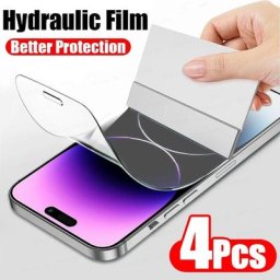 Protecteur d'écran en hydrogel à couverture complète film souple pas de verre iPhone 14 13 12 11
