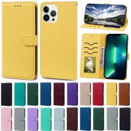 Étui en cuir à rabat portefeuille pour iPhone iPhone 13 12 11 Pro Max X XS Poly MAX SE 2020