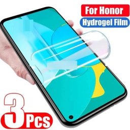 Protecteur d'écran 3 pièces Film Hydrogel HD 0.1mm pour Huawei honour View 10 10i 20 Honor Play 8
