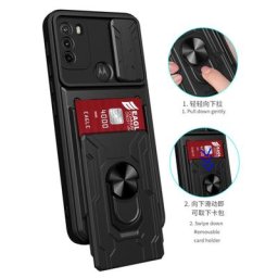 Coque de protection avec fente pour caméra coulissante étui pour Motorola Moto G60 G 60 S G60S G52