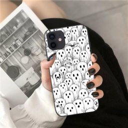 Coque de téléphone portable Galaxy S22 Ultra étui pour Iphone 14pro Max Halloween maison