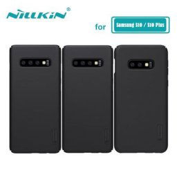 Pour Samsung S10 Plus étui Nillkin givré bouclier PC couverture arrière rigide pour Samsung Galaxy