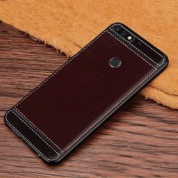 Coque souple en TPU pour Asus Zenfone Max Plus M1 ZB570TL Texture cuir Zenfone Max Plus M1