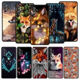 Coque de téléphone renard animal dessin animé mignon coque pour Samsung Galaxy A13 A52 A33 5G