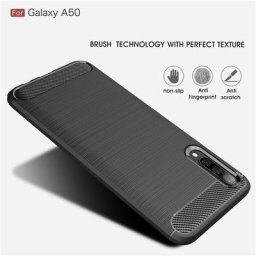Coque en fibre de carbone pour Samsung Galaxy A10 A20 A30 A50 A70 A10E A20E A10S A20S A30S