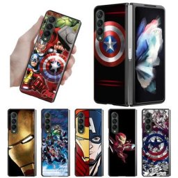 Coque de téléphone Marvel Avengers pour Samsung Galaxy Z Iron Man services.com America protection