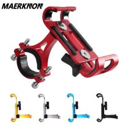 Support de téléphone de vélo universel réglable en alliage d'aluminium pour moto support de