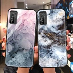Coque en verre trempé pour Huawei compatible modèles P30 P40 Lite P50 P Smart 2021 Honor 50