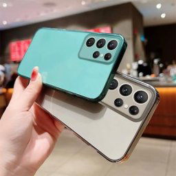 Coque transparente en Silicone pour Samsung Galaxy étui Ultra-mince en TPU souple couleur bonbon