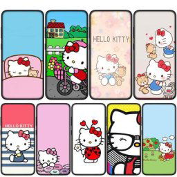 Coque de téléphone portable Hello kitty rose étui souple pour Huawei Y7A Y6P Y5P Y6 Y7 Y9 Prime
