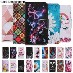 Coque de téléphone à rabat en cuir étui portefeuille pour Huawei P40 Lite E P40 Lite E 40 30 Pro