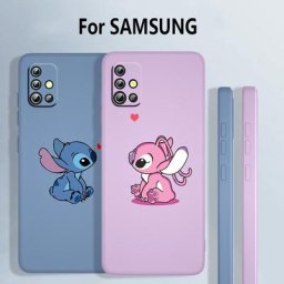 Coque de téléphone Stitch Anime avec ULliquide coque pour Samsung Galaxy A73 A72 A71 A53 A52