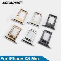 Aocarmo-Support de carte SIM pour iPhone XS Max simple double micro touriste pièce de rechange