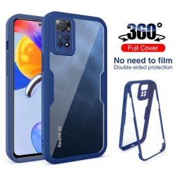Coque de protection complète 360 pour Xiaomi Redmi Note 11 Pro Plus 5G film de protection d'écran