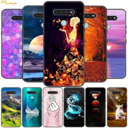 Coque de téléphone en silicone TPU pour LG coque arrière design chat mignon K61 K31 Q51