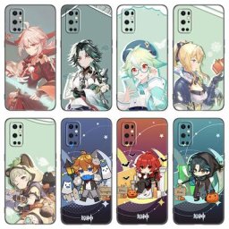 Coque de téléphone Genshin Impact esthétique pour OnePlus 7 7T 8 9 10 Pro 8T 9RT 10T 10R
