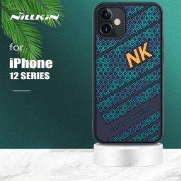 Nillkin-Coque arrière en silicone texturé 3D TPU et PC étui de luxe pour iPhone 12 Pro Max 12/12