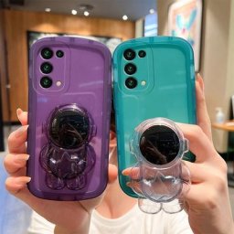 Coque de téléphone Astronome Cartoon support de téléphone housse de support OPPO A15 A16 A74