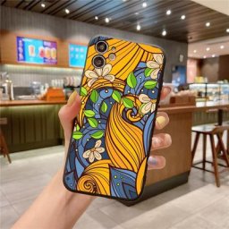 Huawei – coque souple en Silicone avec motif de feuilles et fleurs étui pour P30 Lite 10i Pro P40