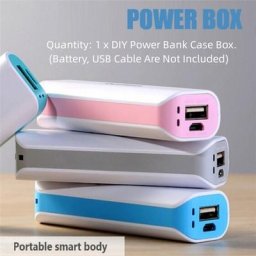 Boîte de chargement USB 18650 boîtier multicolore Portable pour batterie Kit de bricolage externe