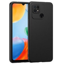 redmi-10c coque coque noir pour redmi 10c liquide doux tpu coques de téléphone redmi 10 a etui