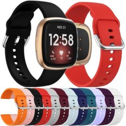 Bracelet de rechange en Silicone pour fitbit Versa 3/4 classique pour Fitbit Sense Sense2