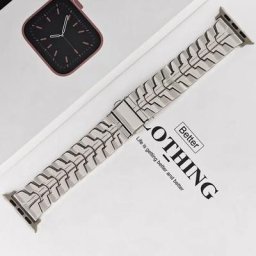 Bracelet à maillons pour Apple Watch Ultra en acier inoxydable 49mm 45mm 44mm 42mm pour Apple