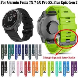 Bracelet de montre à ajustement rapide pour Garmin Fenix bracelet en silicone Easyfit Garmin Fenix