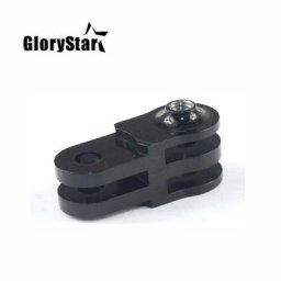 Connecteur d'activité d'extension en aluminium noir bras pivotant à 3 voies pour Gopro fore9 8 7 6