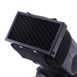 Diffuseur de flash à grille en accent d'abeille boîte à lumière pour IL 580EX II 430EX Nikon SB900