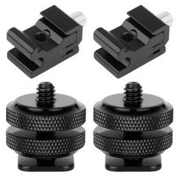 Adaptateur de montage pour appareil photo Pack combiné de 4 pour Dslr Nikon 1/4 pouces