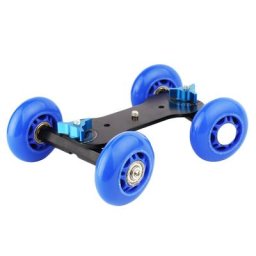 Gosear-Mini chariot de table stabilisateur de rail de piste vidéo curseur de patineur de voiture