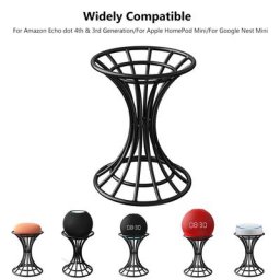 Mini support de Table creux universel décoratif pour Echo Dot 4e 3e/Apple HomePod haut-parleur