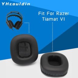 Oreillettes en cuir souple pour Razer Tiamat V1 coussin de remplacement accessoires de téléphone