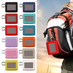 Étui de protection anti-poussière en Silicone coloré coque avec mousqueton pour haut-parleur