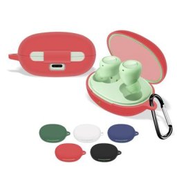 Juste de protection en silicone souple pour écouteurs Bluetooth étui antichoc avec crochet adapté