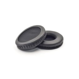 Paire de protège-oreilles en cuir avec coussinets en mousse Compatible avec les écouteurs Hd215