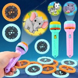 Lampe torche budgétaire de toboggans pour enfants lampe de poche jouet amusant apprentissage du