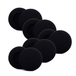 Coussinets d'oreille en mousse souple de remplacement 10 pièces pour Plantronics Audio 310 470 478