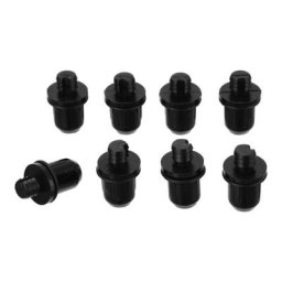 10 paires de boucles de haut-parleur en plastique bricolage grille cheville douille vis de
