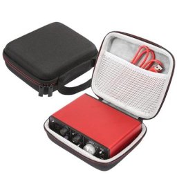 LTGEM – étui de voyage rigide EVA pour focus Scarlett Solo 2i2 (2e Gen) Interface USB
