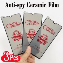 Film anti-espion en céramique 256 protecteurs d'écran film de confidentialité Samsung Galaxy A10S