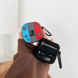 Étui de console de jeu créatif pour QCY T13 dessin animé 3D silicone sans fil Bluetooth housse