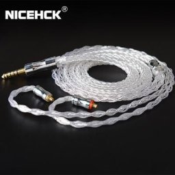 NICEHCK – câble de mise à niveau litzps-pro 2 broches 8 cœurs 4N en argent pur 3.5mm/2.5mm/4.4mm