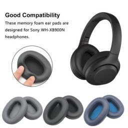 Coussinets de remplacement pour écouteurs Sony WHXB900N WH-XB900N haute qualité doux et