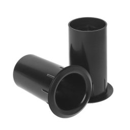 Ports d'air de basse noire tubes de port d'armoire haut-parleur haut-parleur caisson de basses